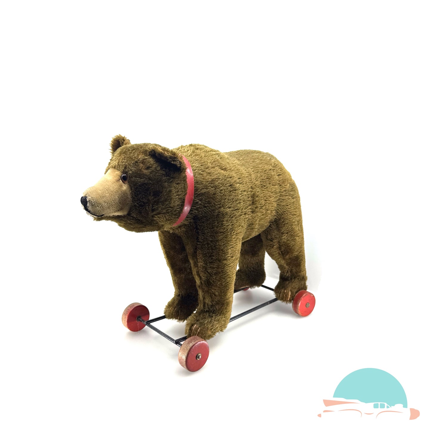 Steiff Bär auf Rollen Vorkrieg (75664)