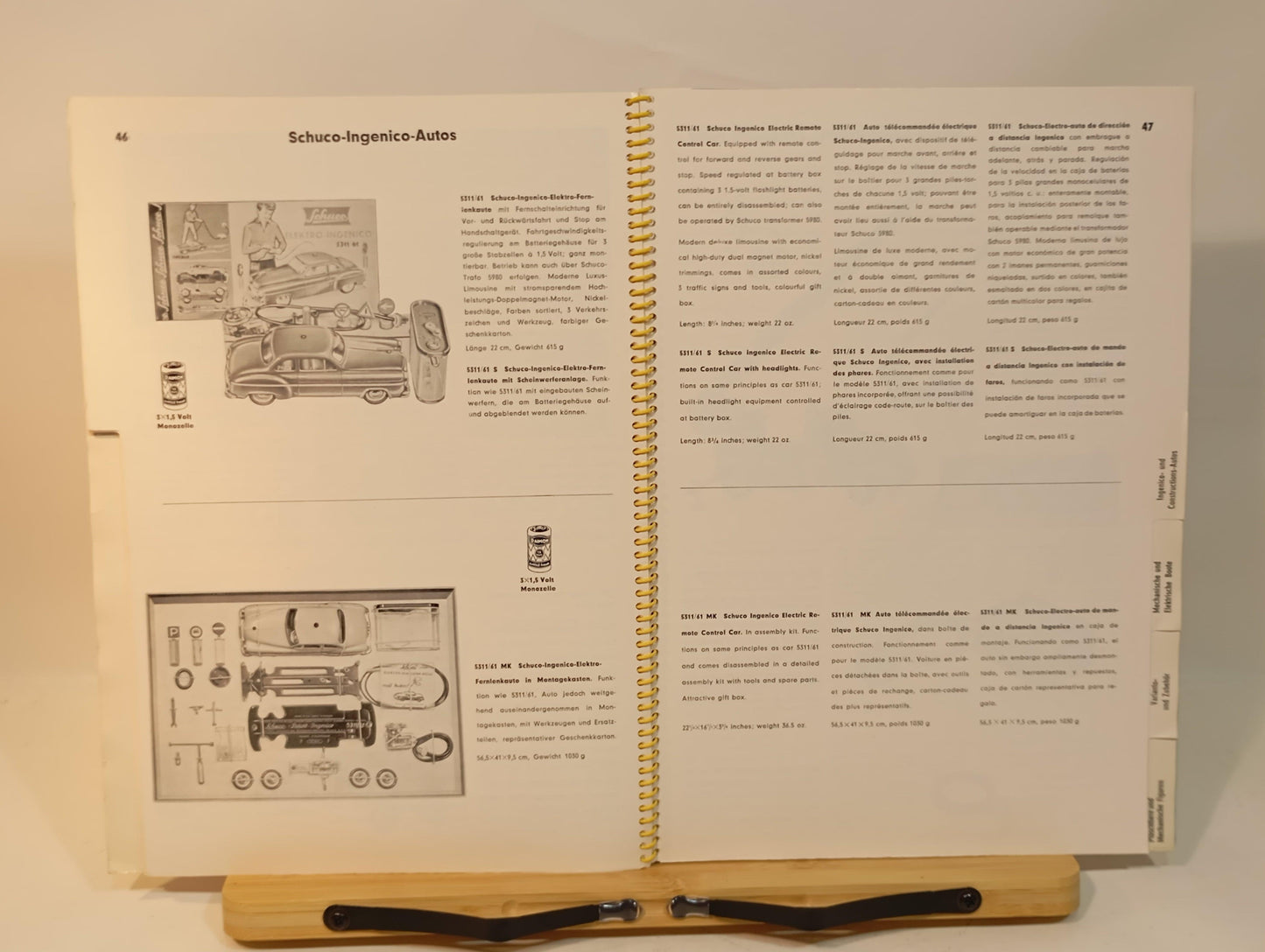 Schuco main catalogue as a ring binder – 50 years of Schuco (original, 1950s) (72501)
