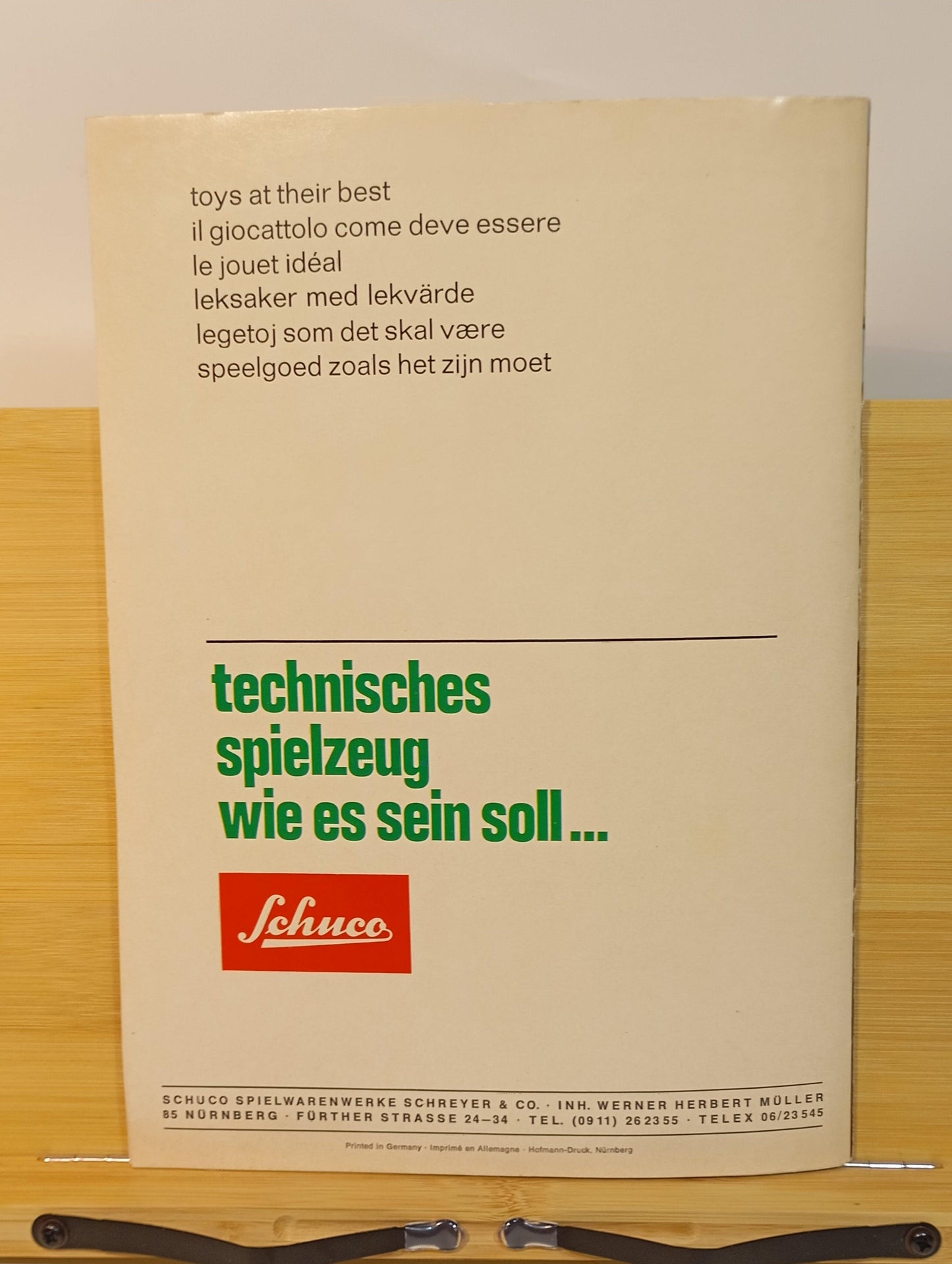 Schuco catalog 1973 (72502)