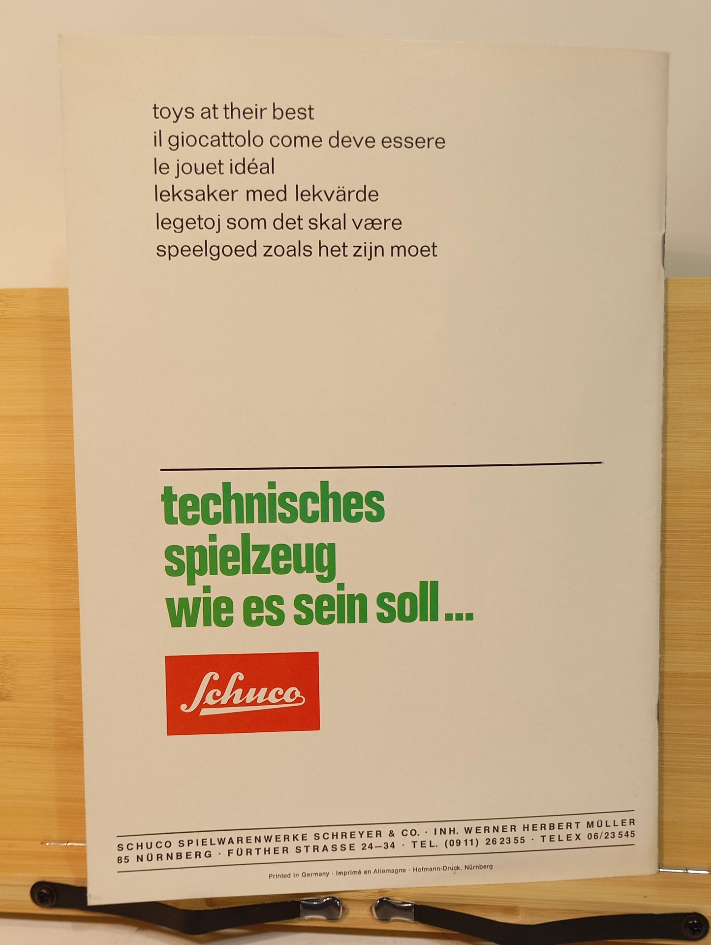 Schuco Katalog 1971 (72503)