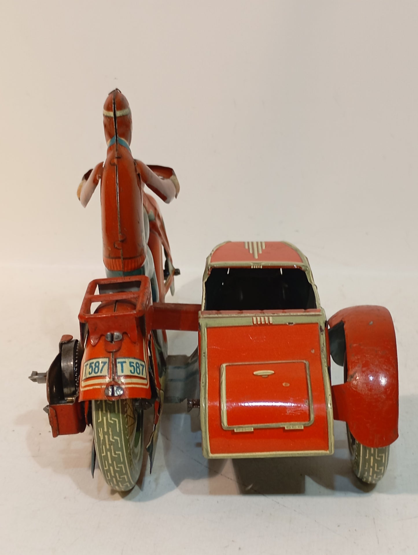 Tippco Rotes Motorradgespann Art.T587 (72510)