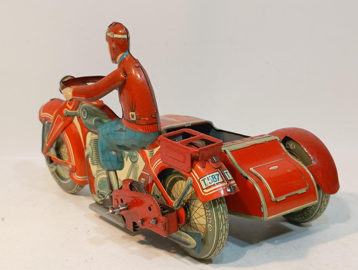 Tippco Rotes Motorradgespann Art.T587 (72510)