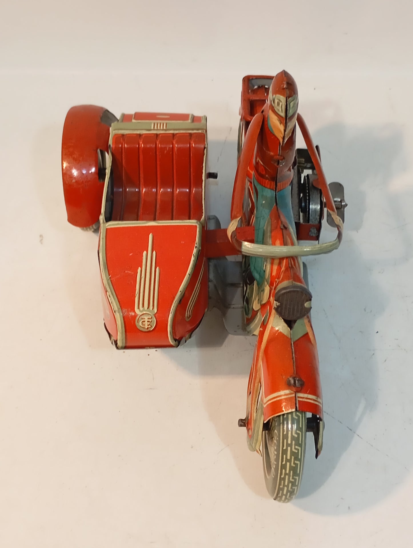 Tippco Rotes Motorradgespann Art.T587 (72510)