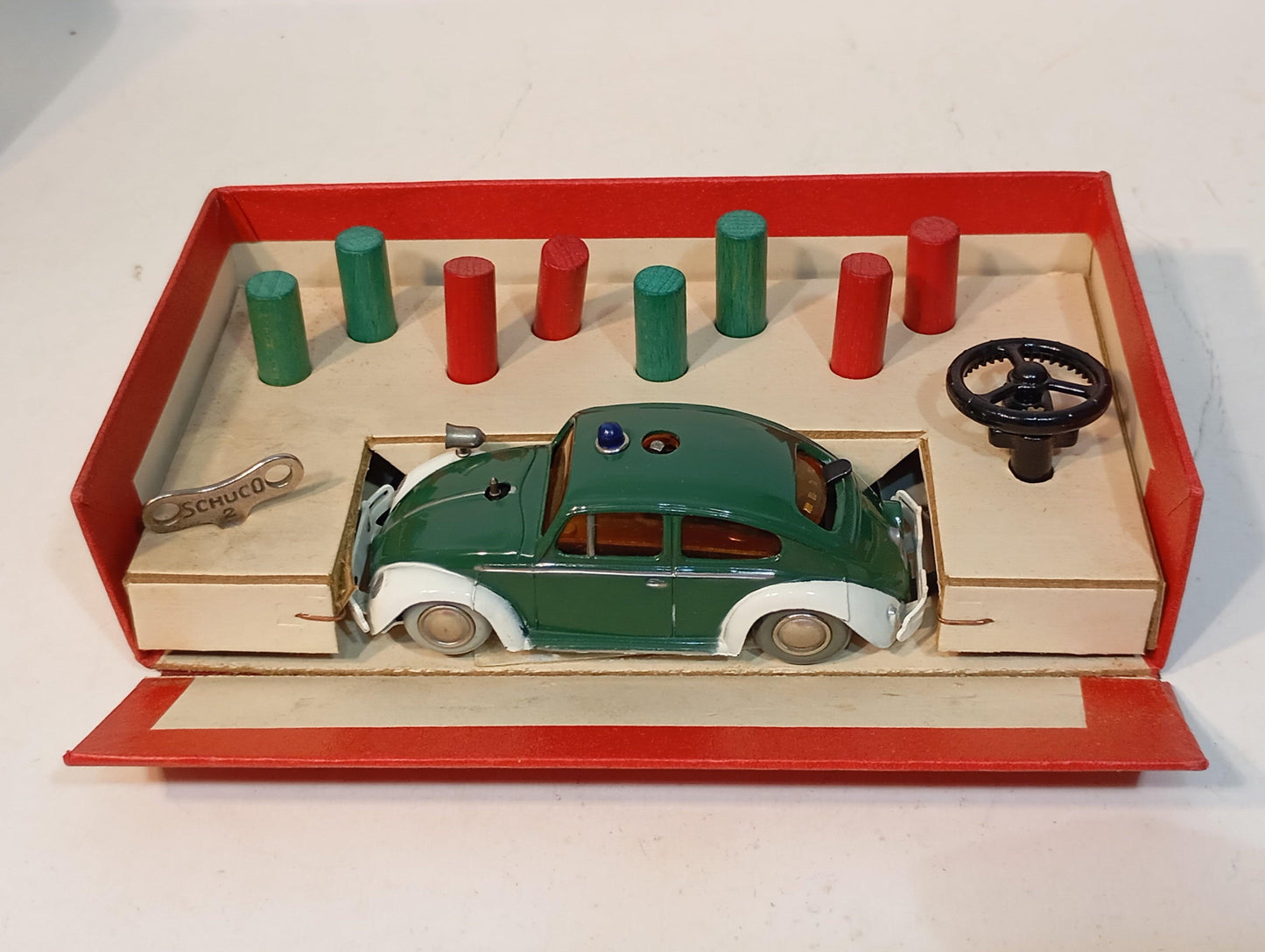 Schuco VW 3000 Police Car Set OVP (72491)