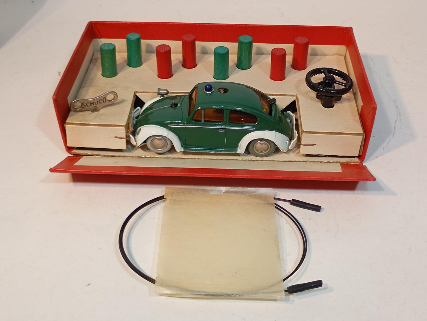Schuco VW 3000 Police Car Set OVP (72491)