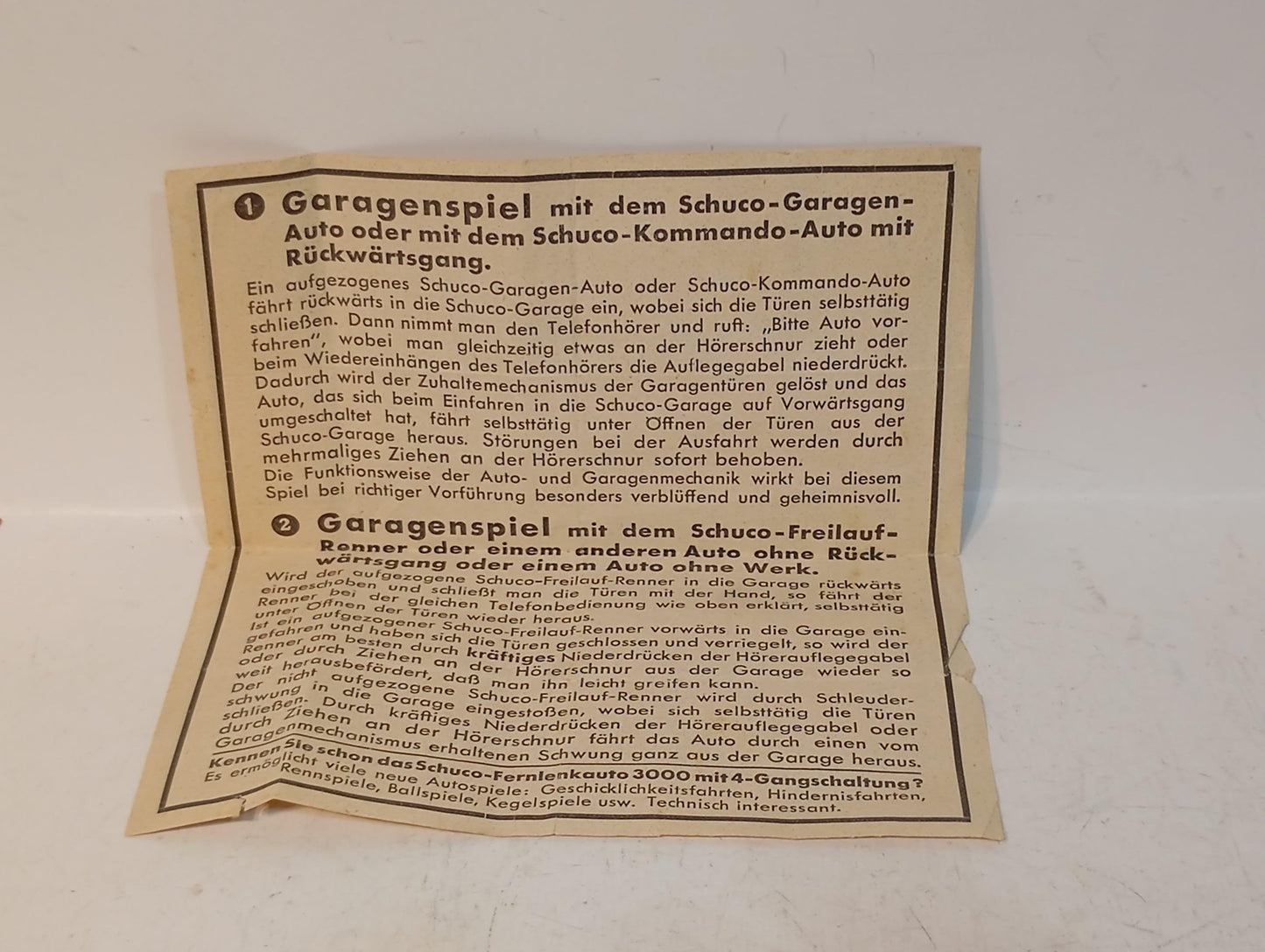 Schuco Garage OVP (72493)