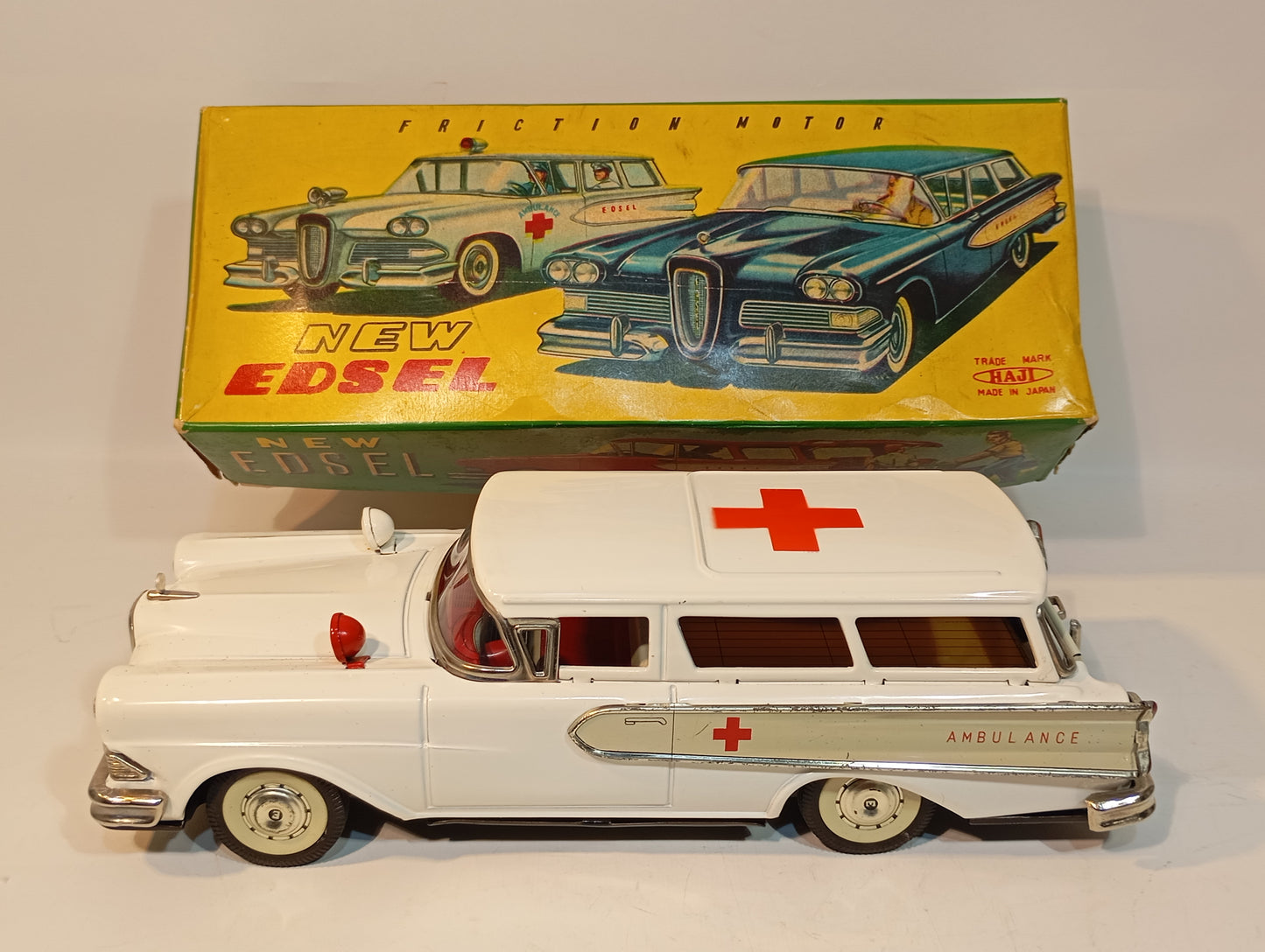 Haji Ford New Edsel Ambulance in original box (72351)