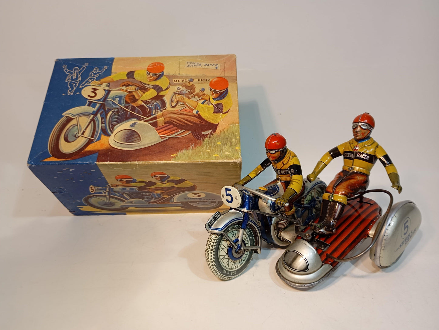 TippCo Nr.595 Silver Racer Motorrad mit OK Top Zustand!!! (72458)