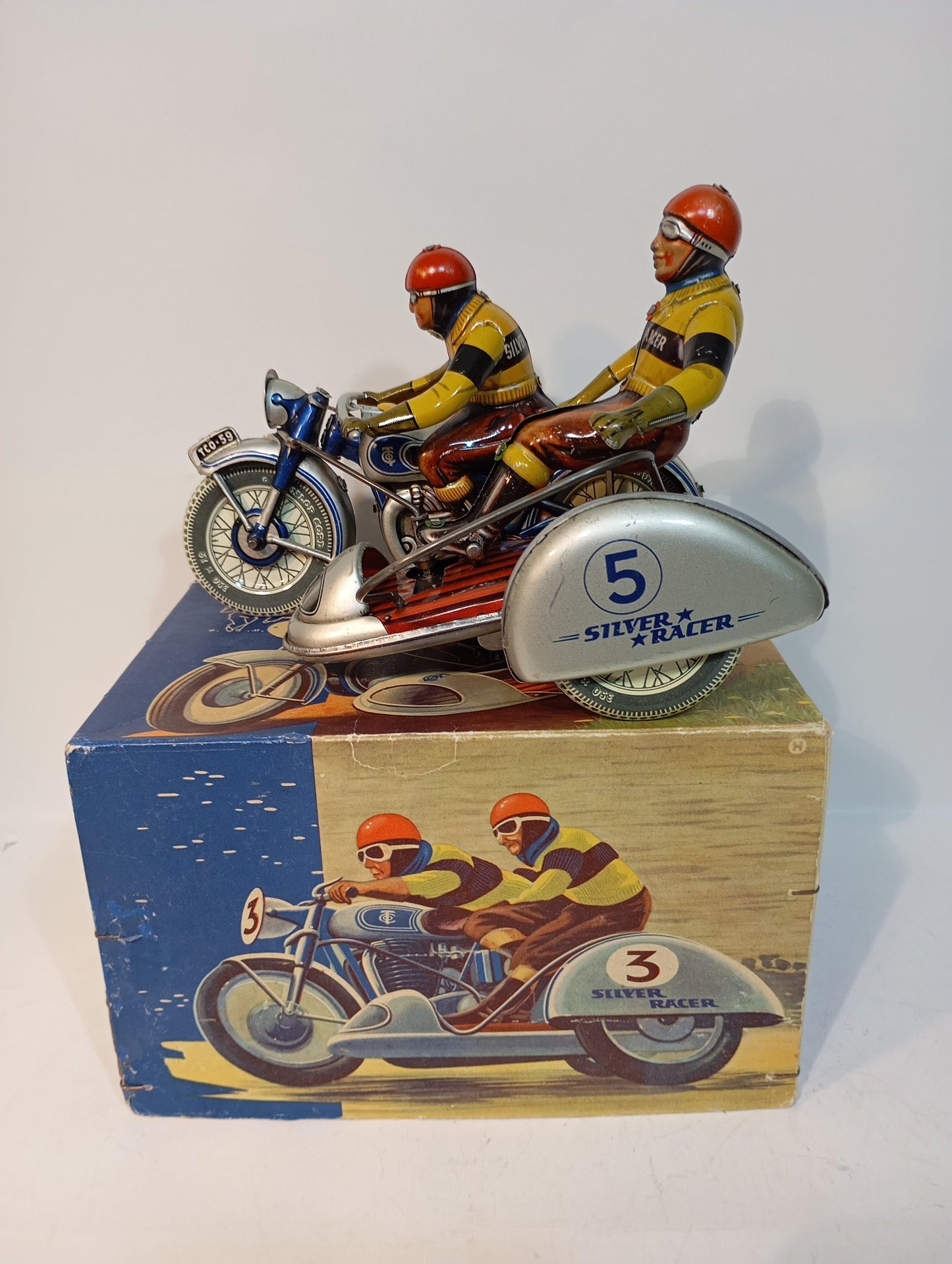 TippCo Nr.595 Silver Racer Motorrad mit OK Top Zustand!!! (72458)