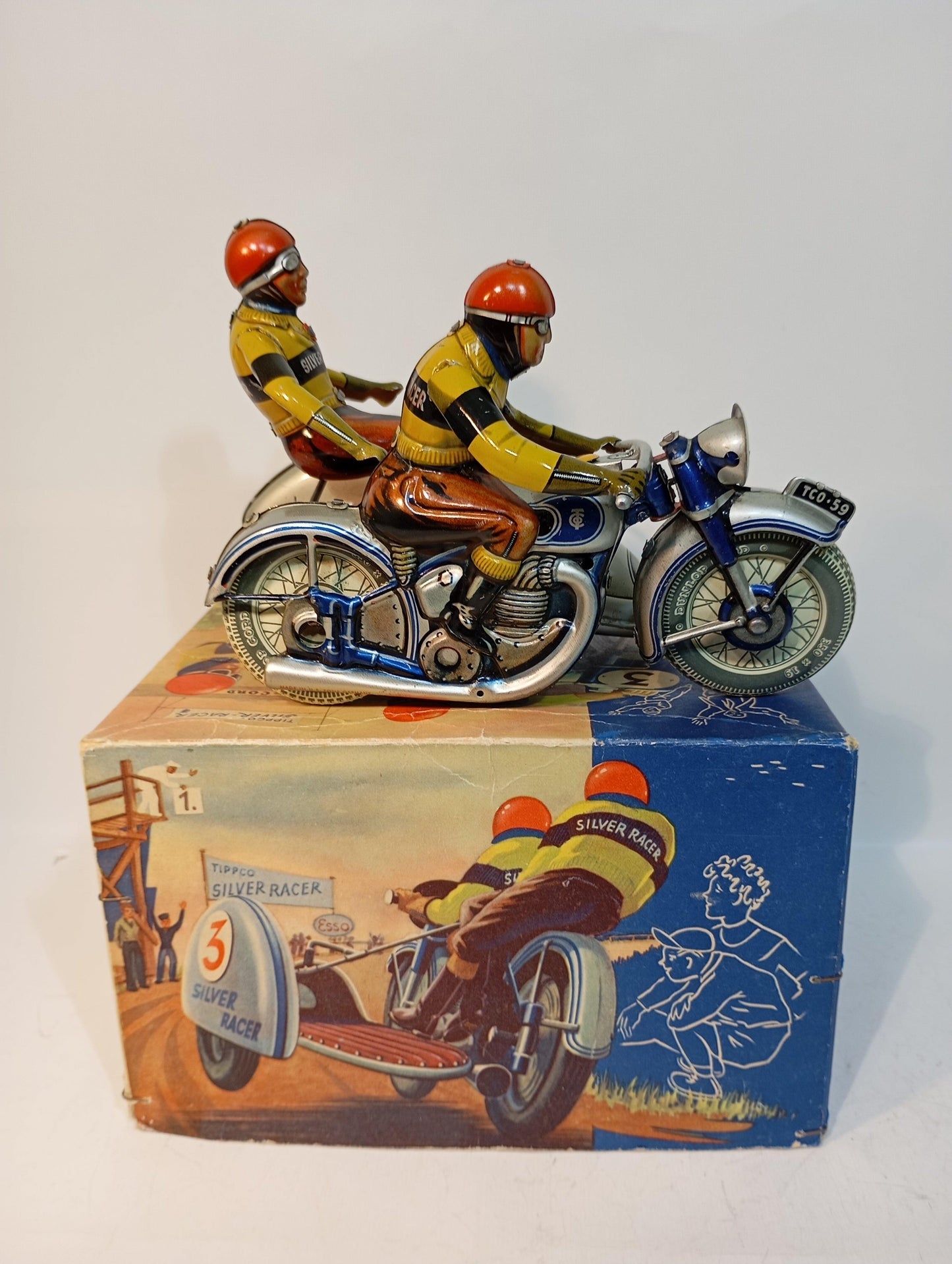 TippCo Nr.595 Silver Racer Motorrad mit OK Top Zustand!!! (72458)