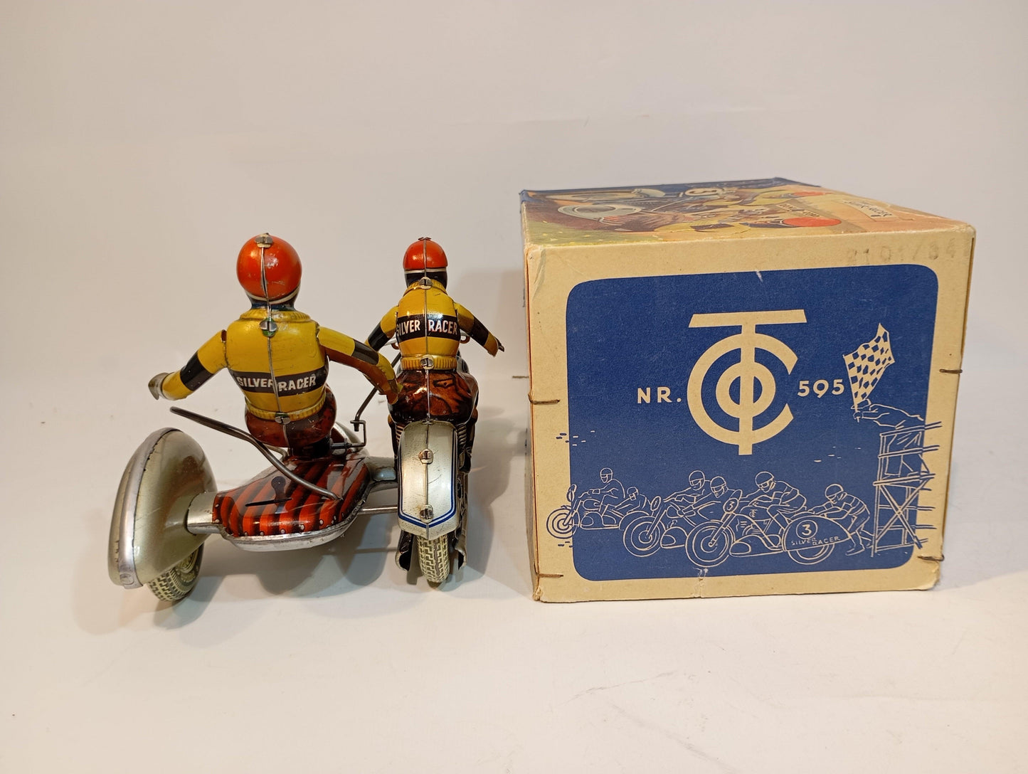 TippCo Nr.595 Silver Racer Motorrad mit OK Top Zustand!!! (72458)