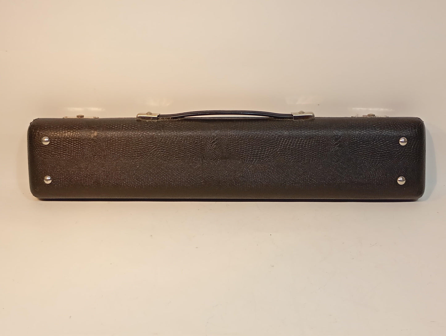 Klingson flute made of real silver in a box by K.Hammerschmidt (72830)