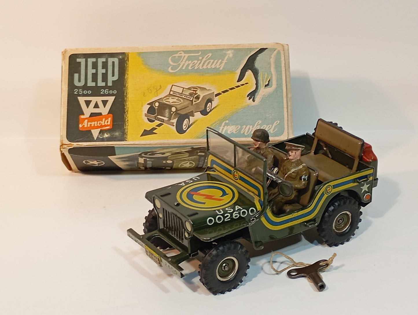 Arnold Military Jeep Art.2600 radio version in original box (72883)