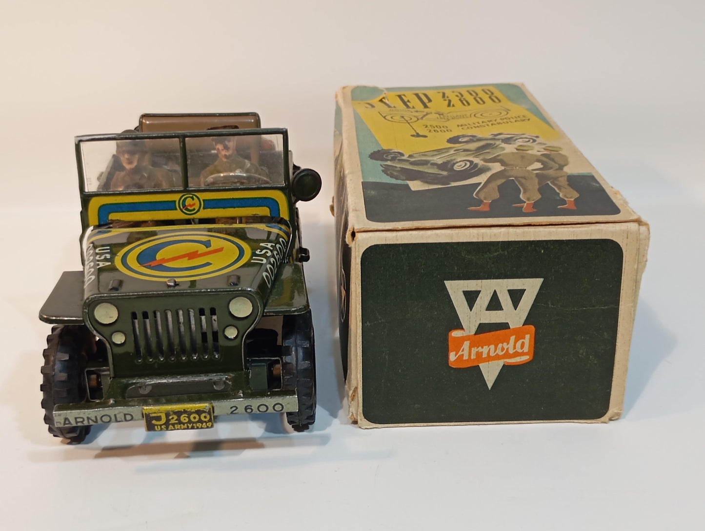Arnold Military Jeep Art.2600 radio version in original box (72883)