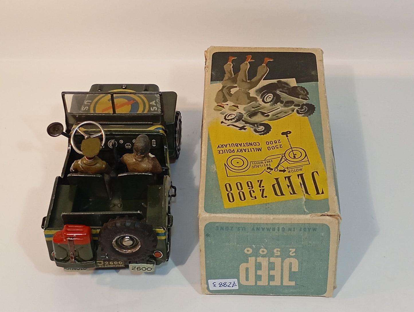 Arnold Military Jeep Art.2600 radio version in original box (72883)