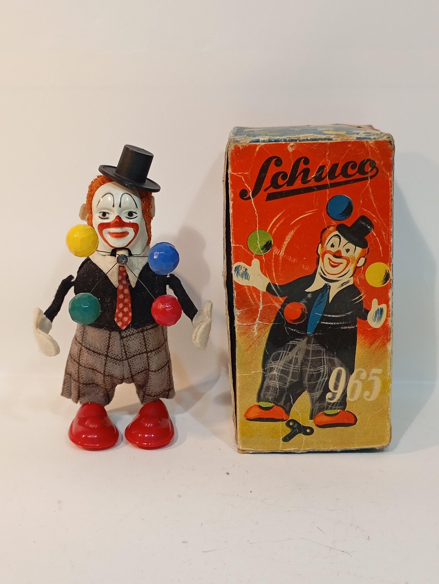 Schuco Clown as Juggler Art.965 in the original box (72907)