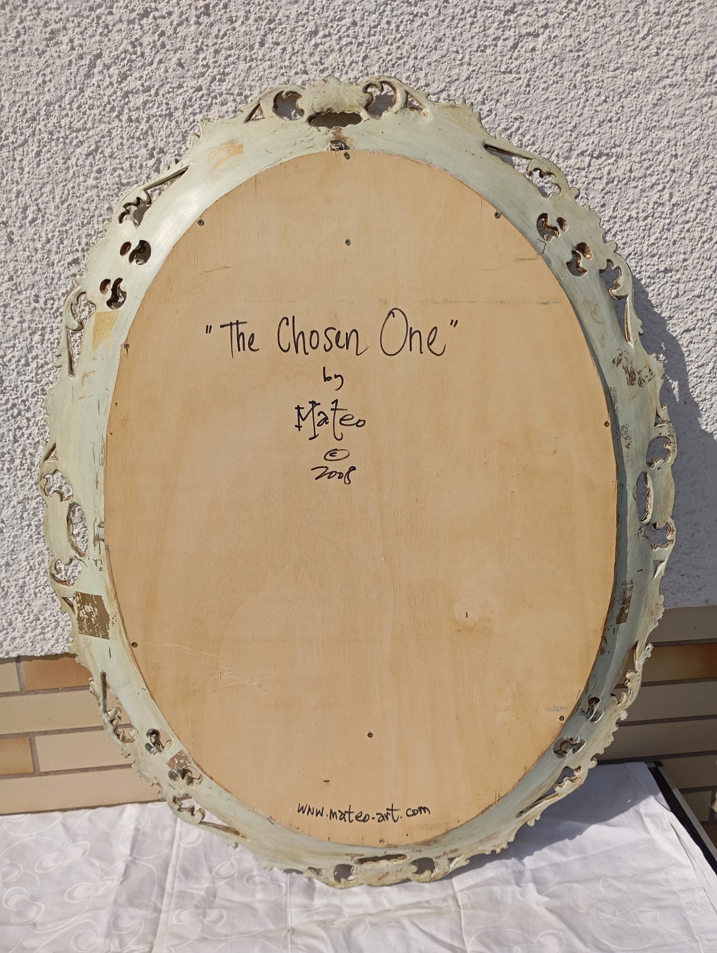 Original Monster Artwork by Mateo Dineen, Hand Signed "The Choosen One" from 2007 (73012)