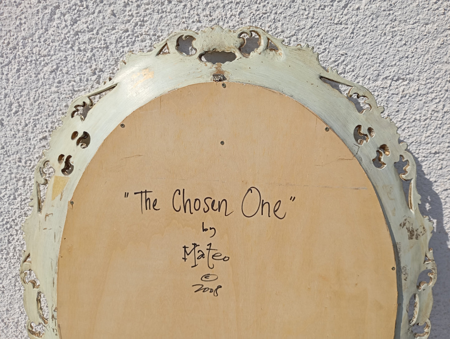 Original Monster Artwork by Mateo Dineen, Hand Signed "The Choosen One" from 2007 (73012)