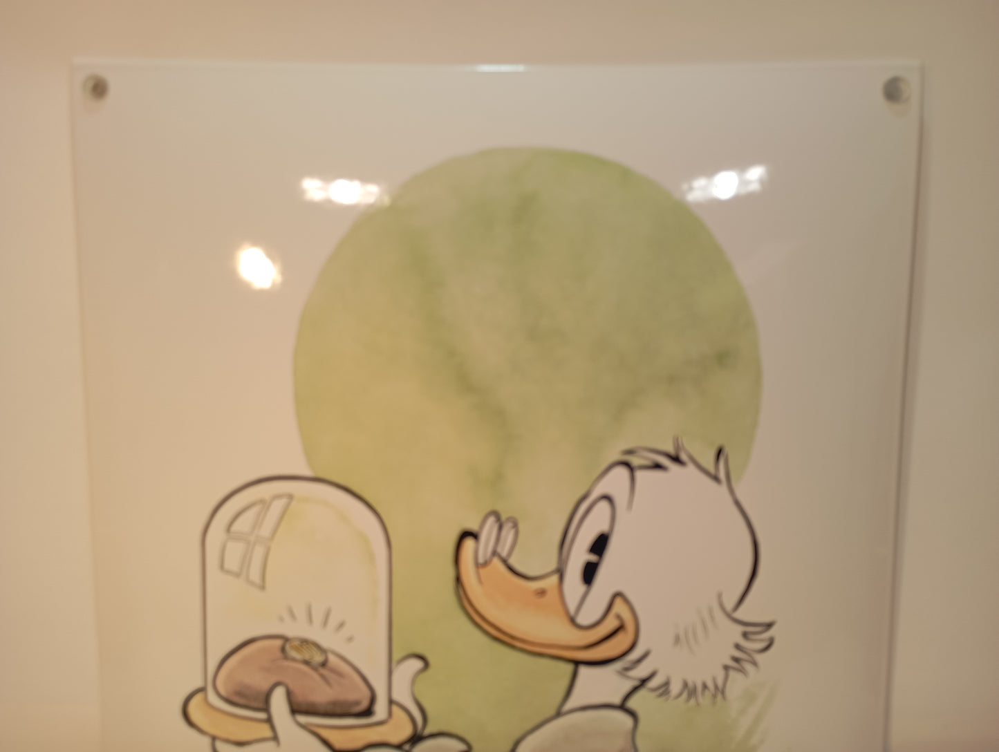 Scrooge McDuck Enamel Sign OVP Limited Edition No. 87/100 (73027)