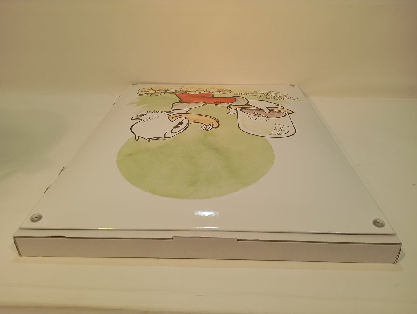 Scrooge McDuck Enamel Sign OVP Limited Edition No. 87/100 (73027)