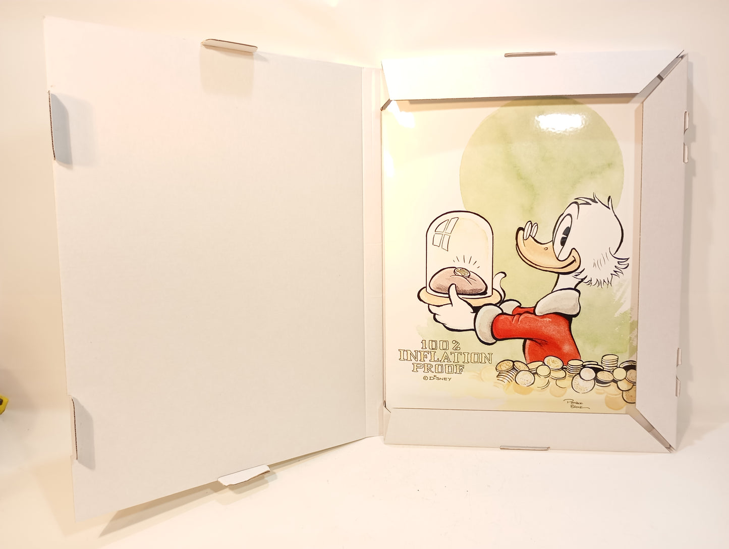 Scrooge McDuck Enamel Sign OVP Limited Edition No. 87/100 (73027)