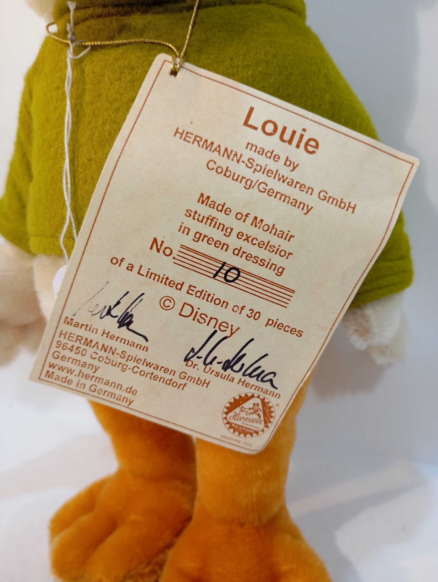 FA. Hermann Coburg LUI Duck Disney Character (73029)