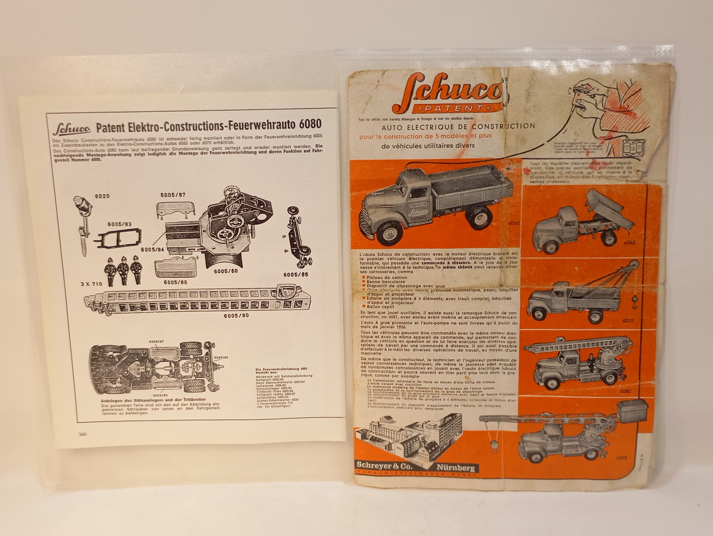 Schuco Art.6095 construction box original box (73087)