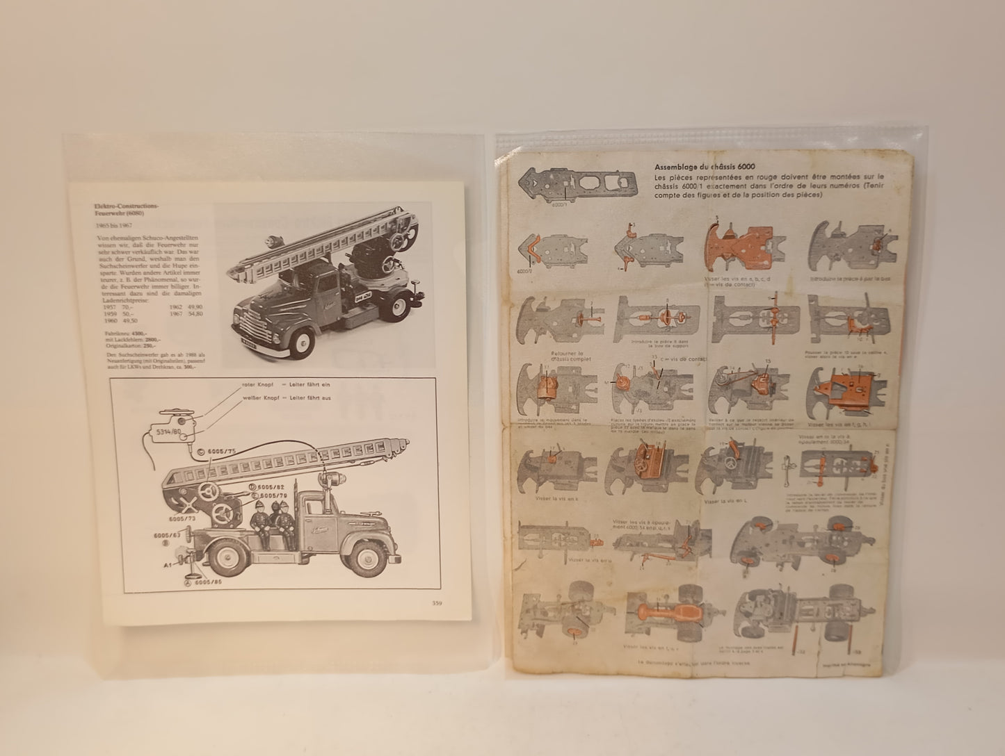 Schuco Art.6095 construction box original box (73087)