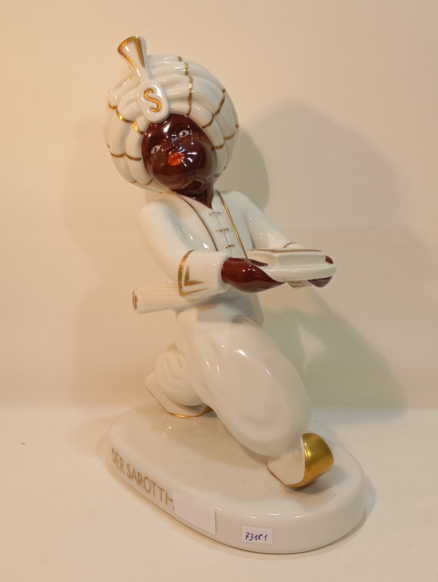 Rosenthal Sarotti advertising figure with the brown figure in large size (73181)