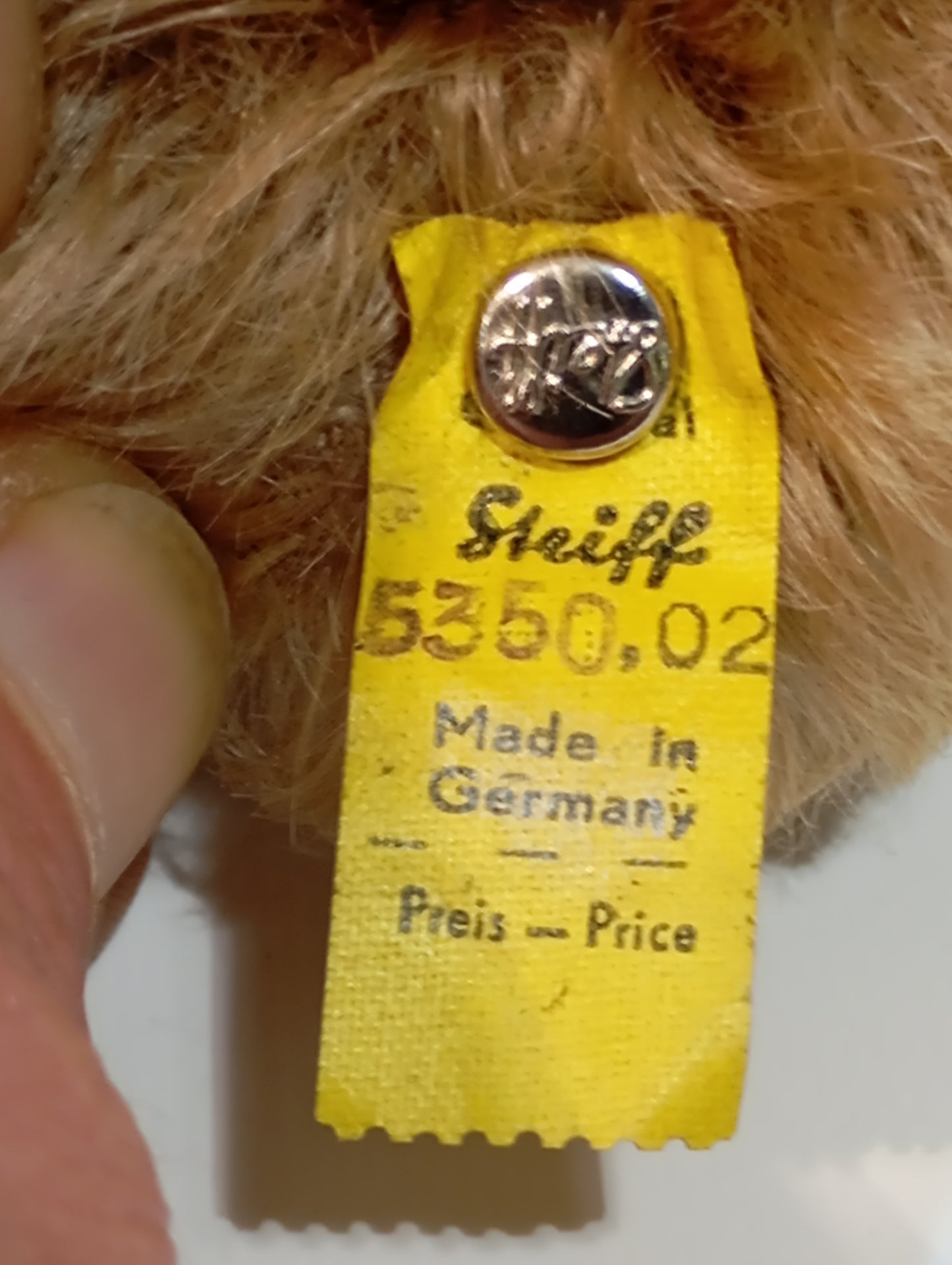 Steiff Bär Nr. 5350,02 Original Teddy mit Knopf (73279)