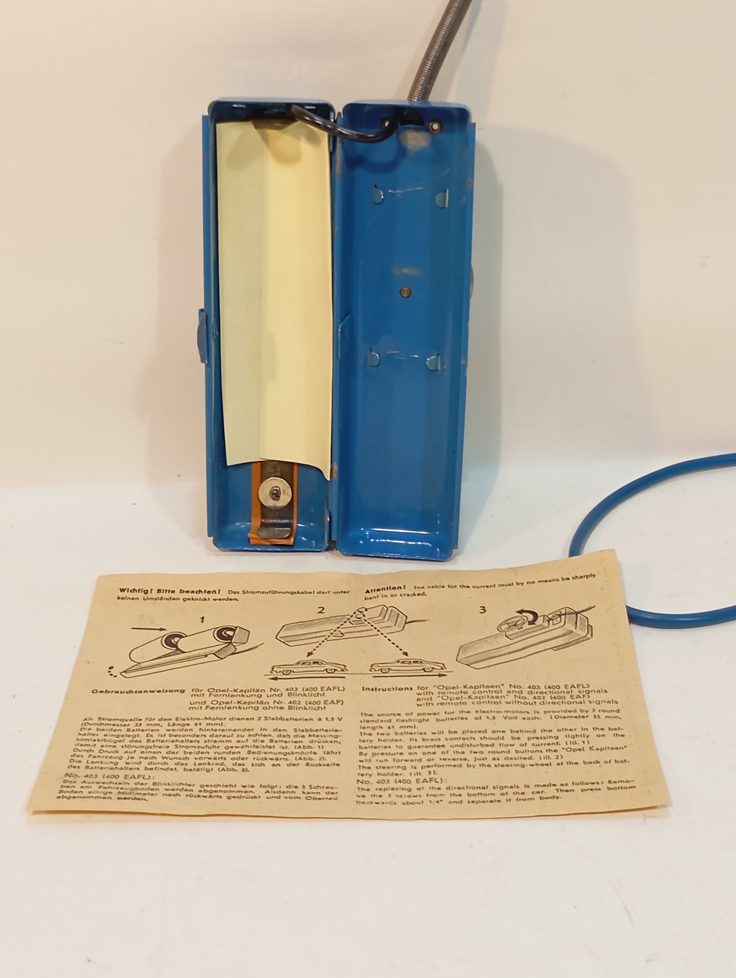 Gama 400 Opel Kapitän gelb/beige im Originalkarton (73571)
