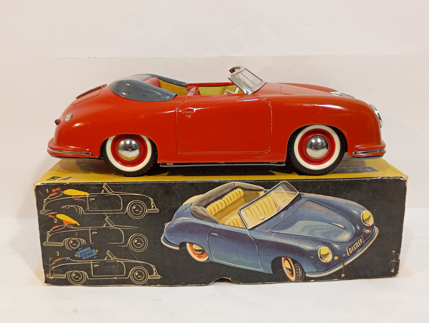 Distler Porsche 356 Electromatic im Originalkarton (72734)