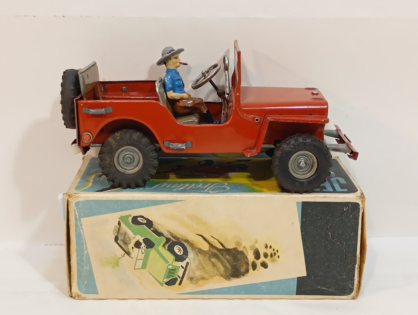 Arnold Jeep 2700 Zivilversion rot im Originalkarton (73662)