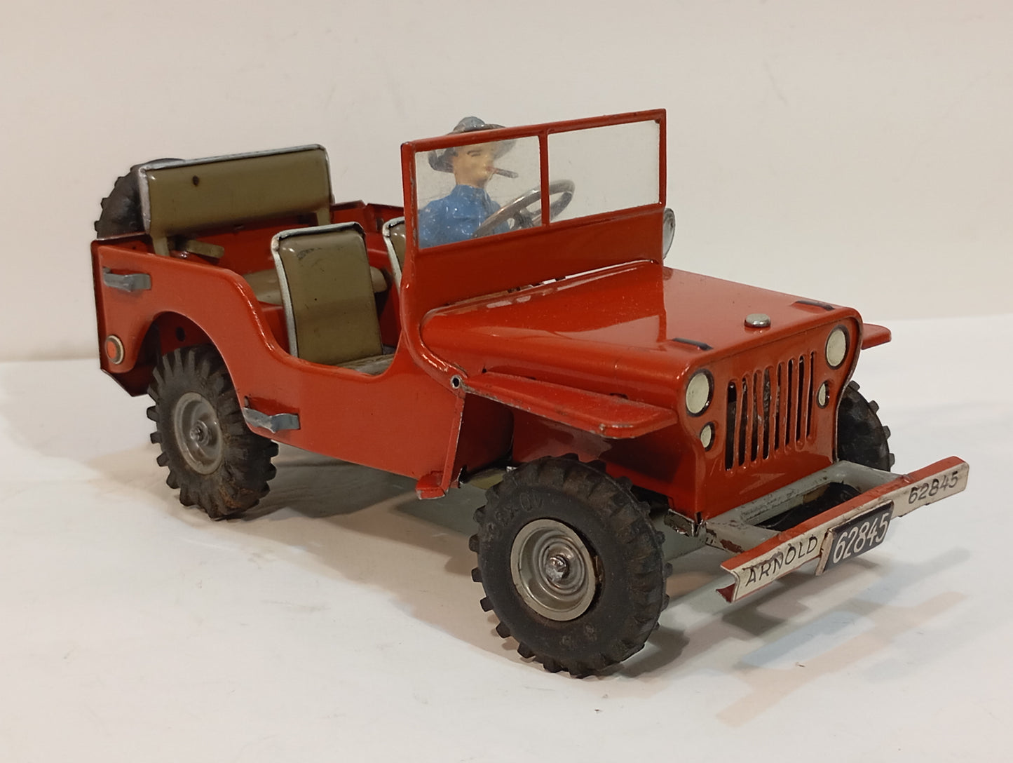 Arnold Jeep 2700 Zivilversion rot im Originalkarton (73662)