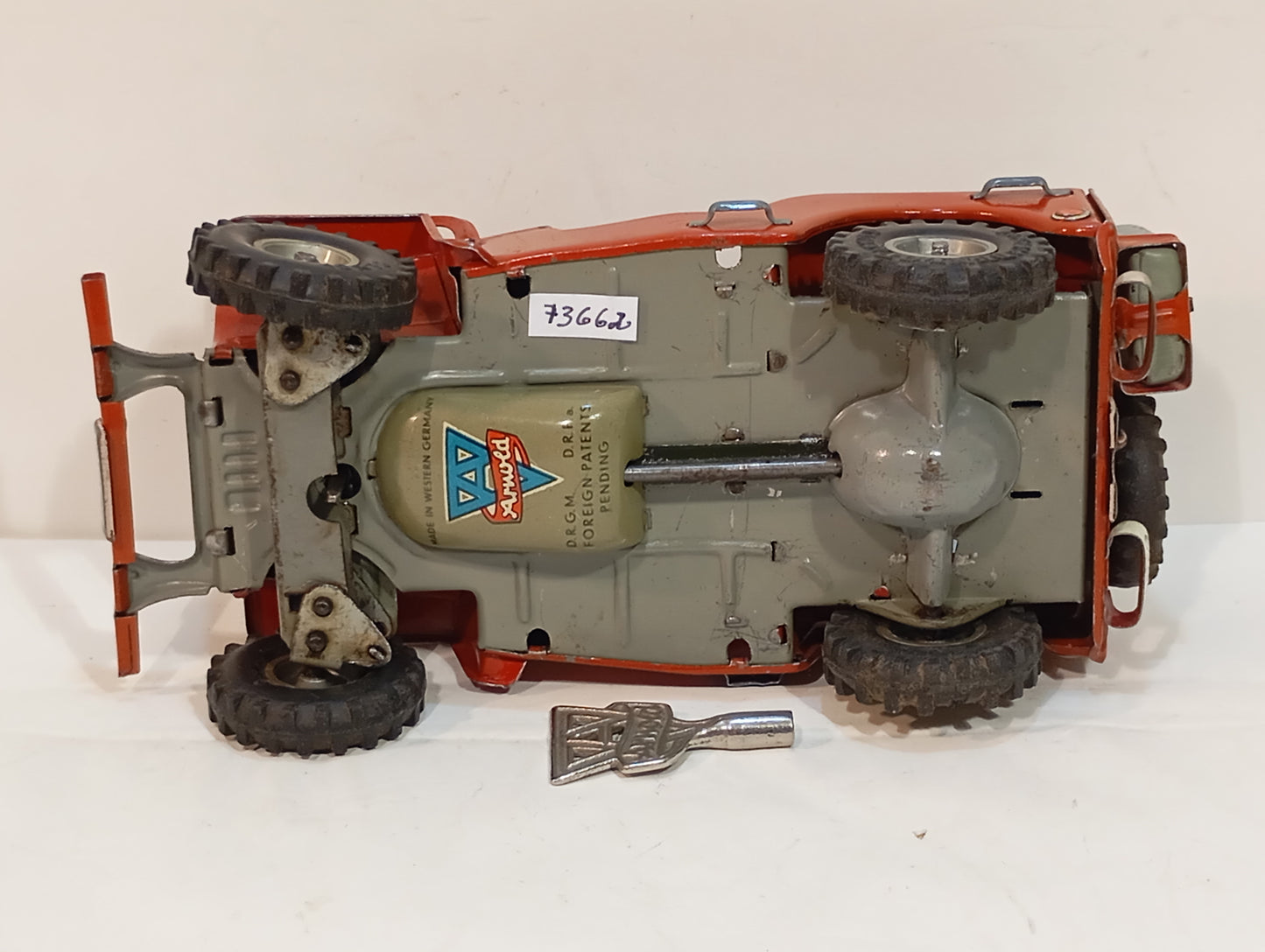 Arnold Jeep 2700 Zivilversion rot im Originalkarton (73662)