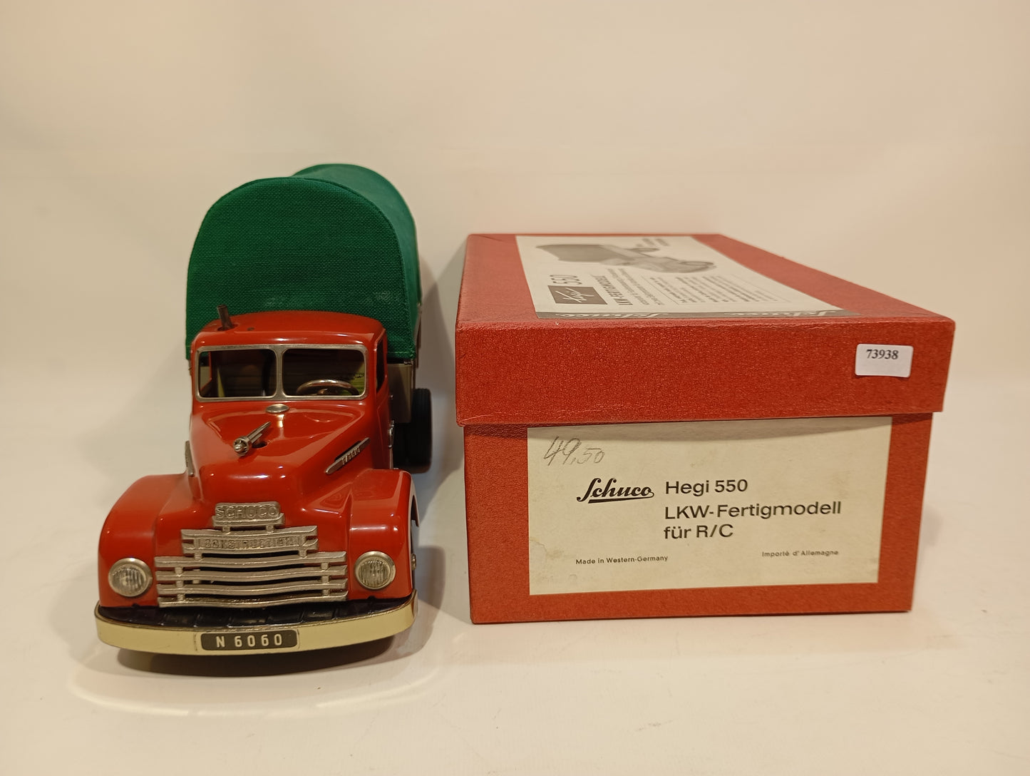 Schuco 550 Hegi Constructions LKW im Originalkarton (73938)