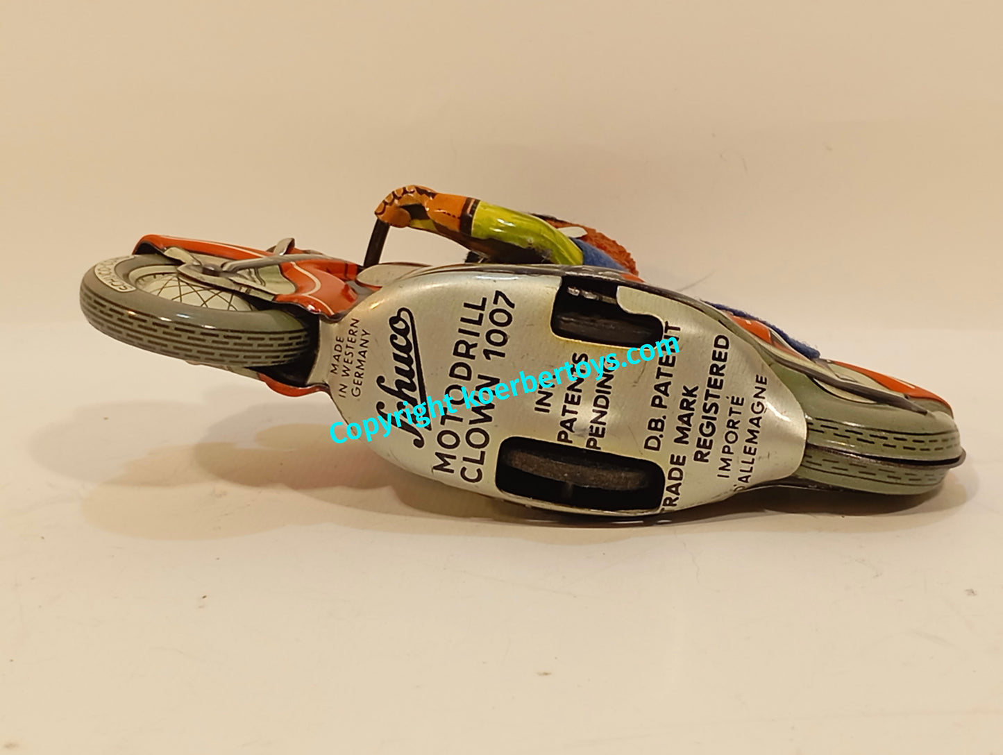 Schuco 1007 Motodrill Clown im Originalkarton