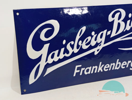 Emailschild Gaisberg Biere