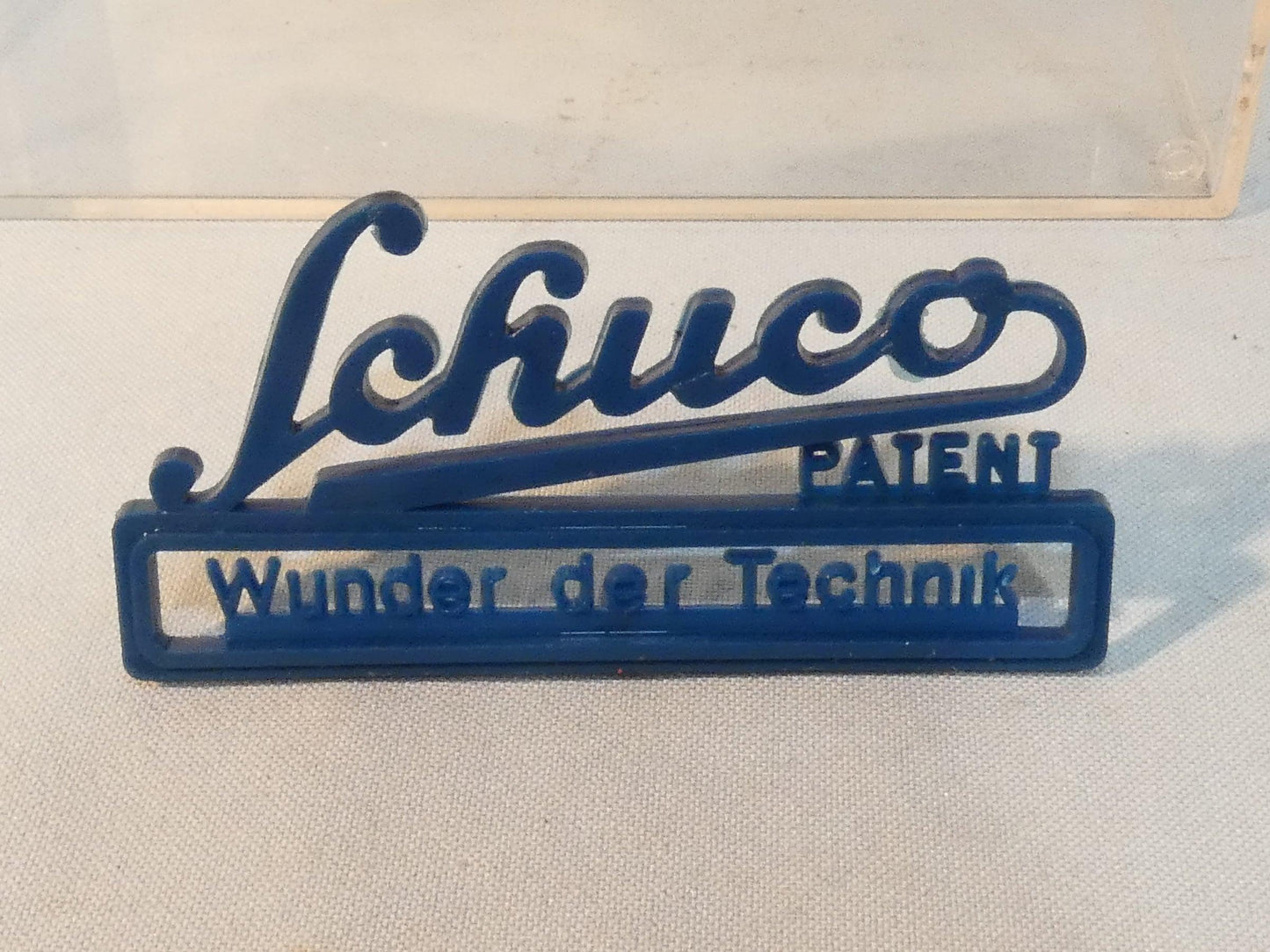 Schuco lettering blue small - (ETS05)