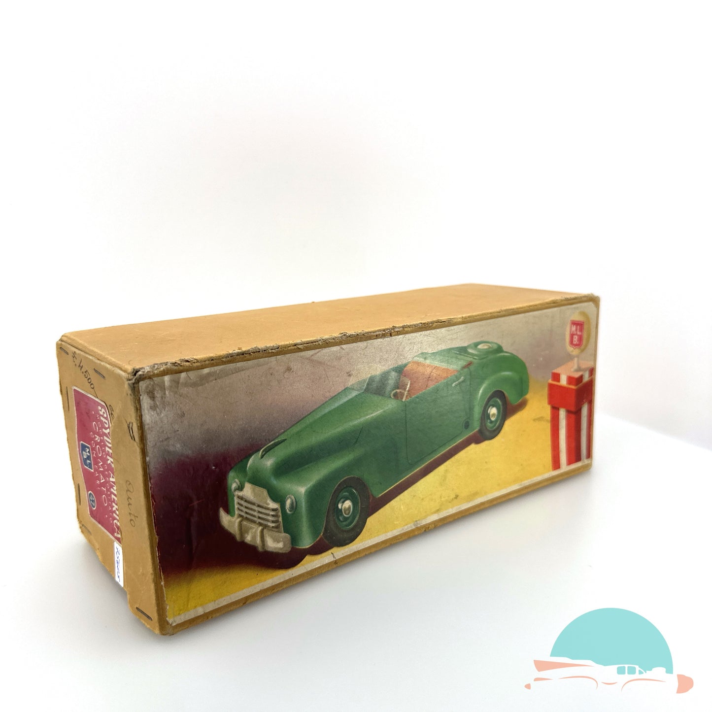 MLB Fiat Spyder America Cromato Con Fari im Originalkarton (75605)