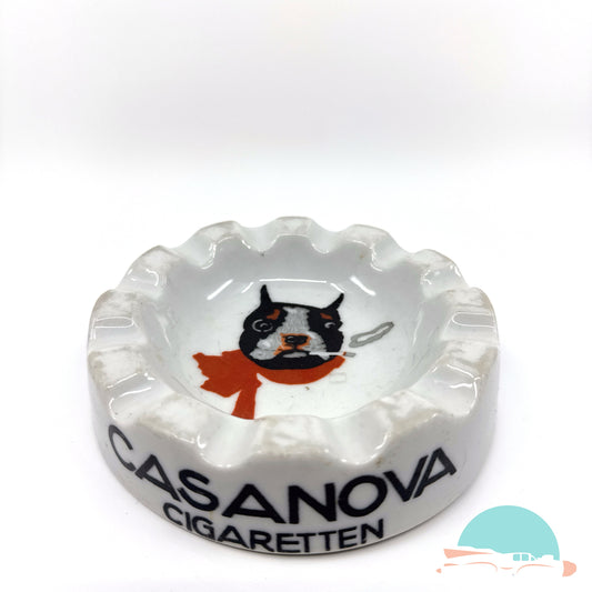 Reklame Aschenbecher Casanova Zigaretten