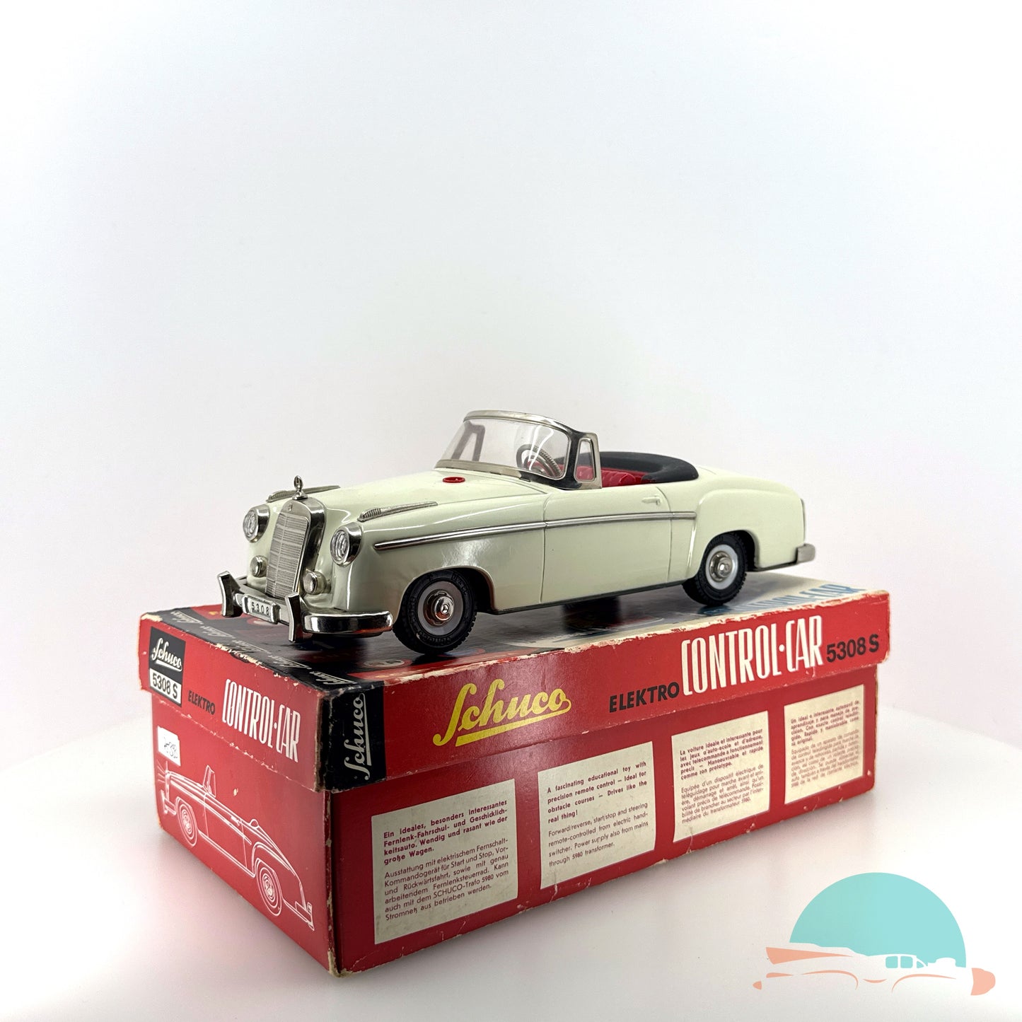 Schuco 5308S Elektro Control Car mit Beleuchtung im Originalkarton (75393)