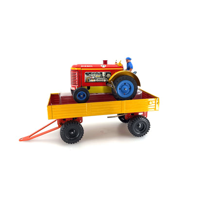 Gescha Traktor mit Anhänger im Originalkarton (75730)