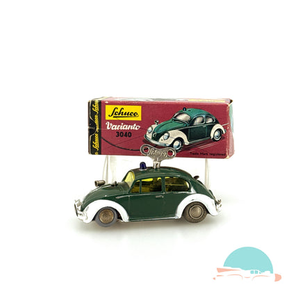 Schuco Varianto 3040 VW Käfer Polizei im Originalkarton (75628)