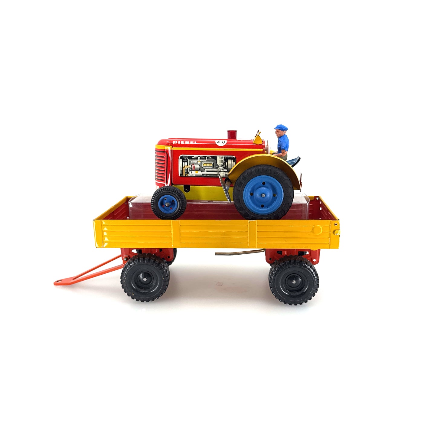 Gescha Traktor mit Anhänger im Originalkarton (75730)