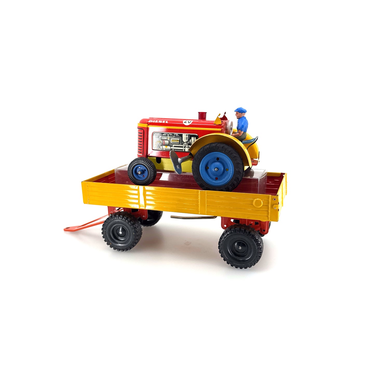 Gescha Traktor mit Anhänger im Originalkarton (75730)