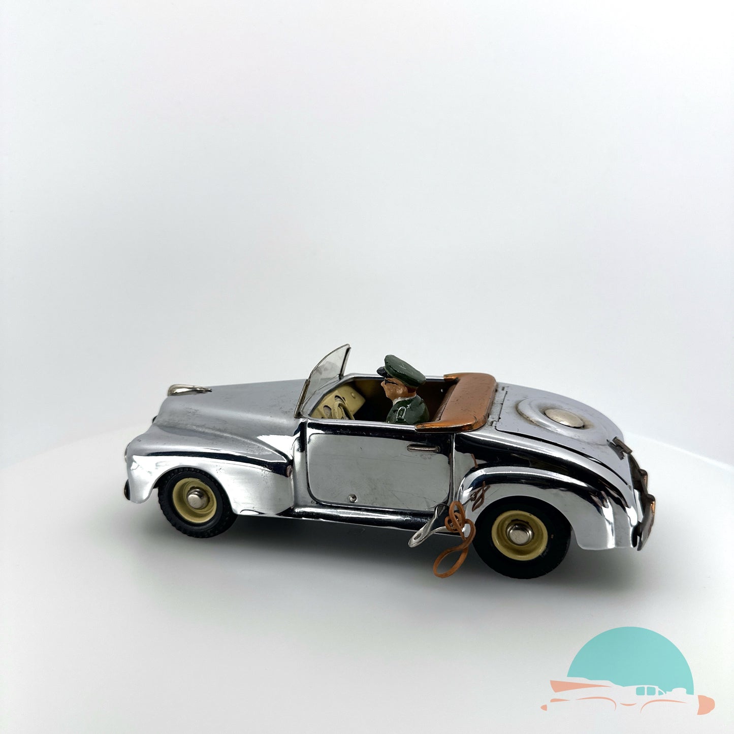 MLB Fiat Spyder America Cromato Con Fari im Originalkarton (75605)