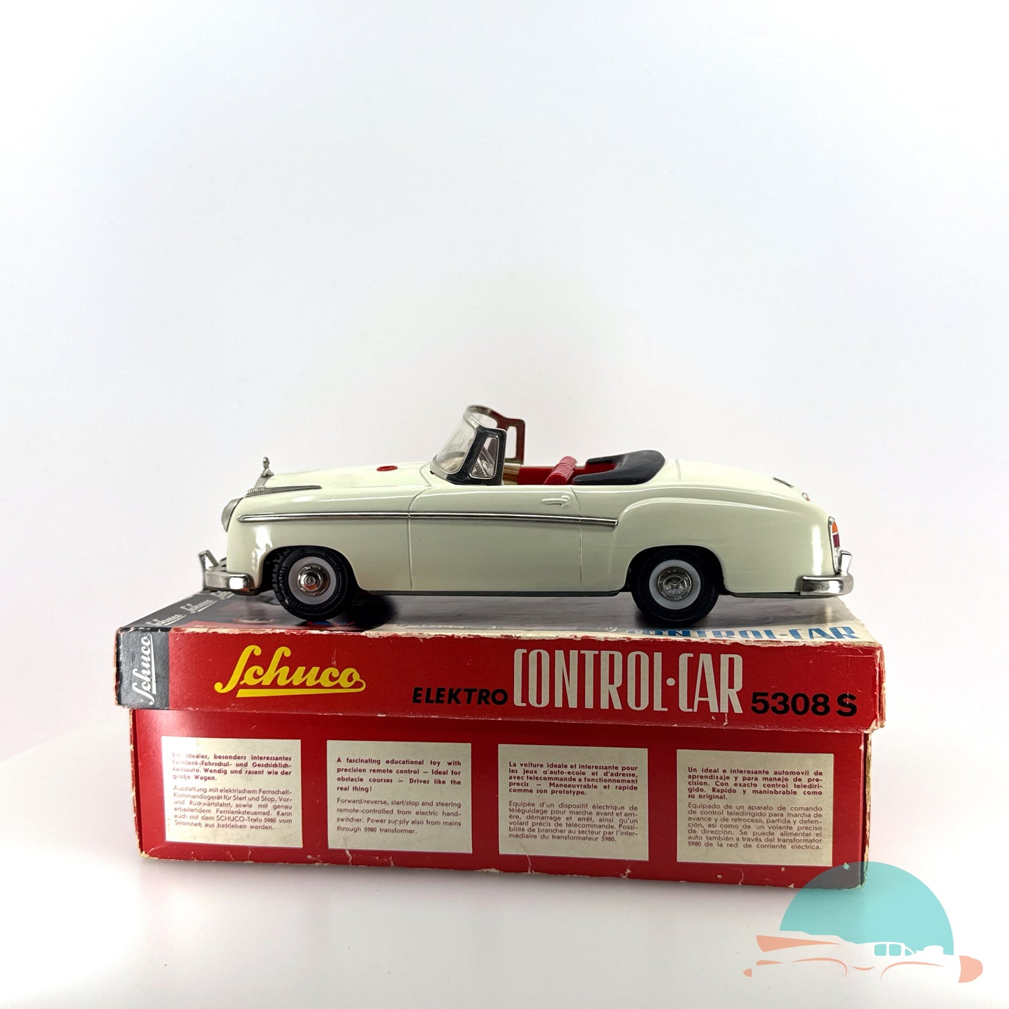 Schuco 5308S Elektro Control Car mit Beleuchtung im Originalkarton (75393)