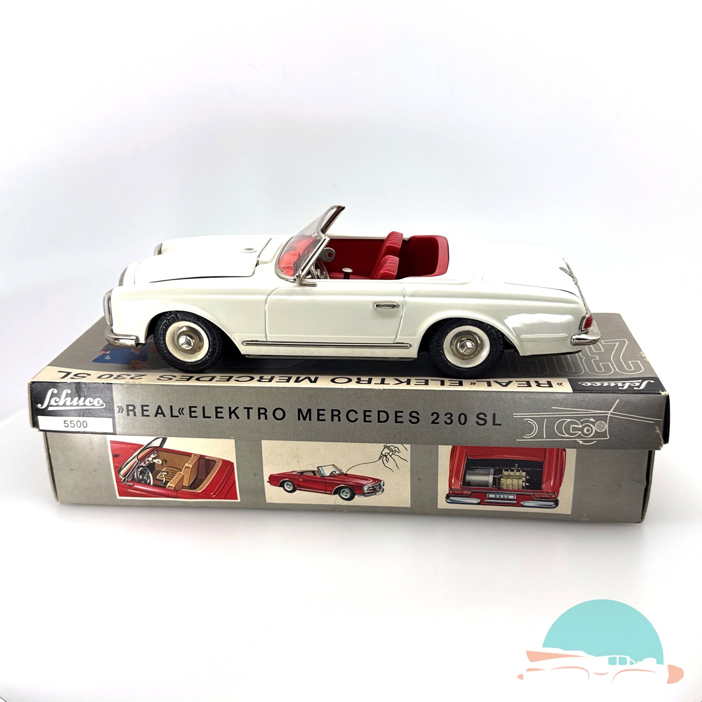 Schuco 5500 Real Mercedes Benz 230SL Pagode im Originalkarton (75030)