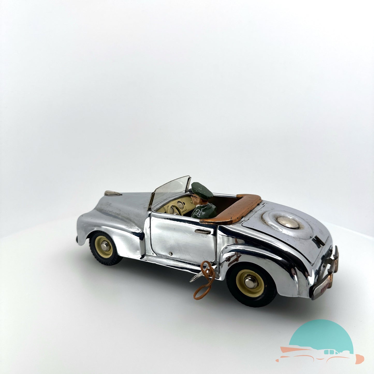 MLB Fiat Spyder America Cromato Con Fari im Originalkarton (75605)